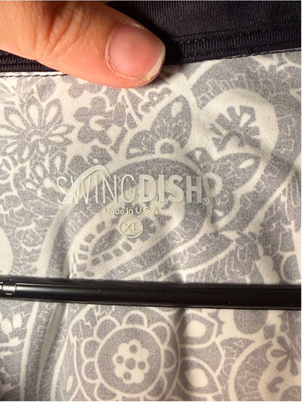 SwingDish Harper Paisley Golf Polo XL SPF 50 - Picture 3 of 4